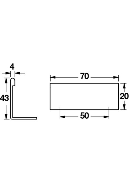 Gunpo Iı Kulp Mat Siyah 50mm