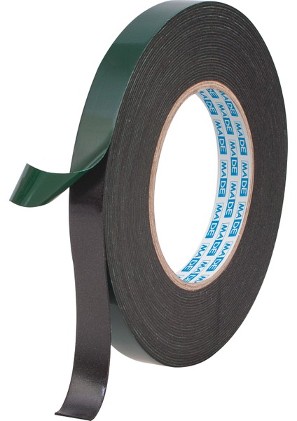 Siyah Köpük Çift Taraflı Bant 20mm X10 mt