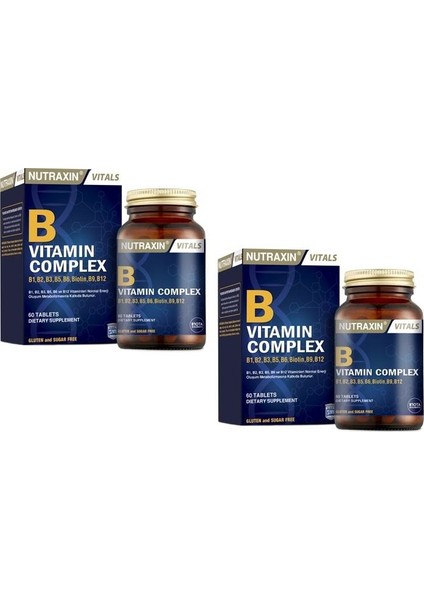 B Vitamin Complex 60 Tablet x 2