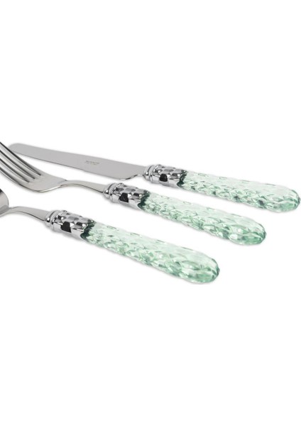 Cristallo Mint Yeşili Gümüş 75 Parça Çatal Kaşık Bıçak Seti fiyatları