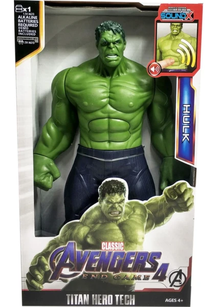 Hulk  Sesli Işıklı Aksiyon Figürlü Oyuncak