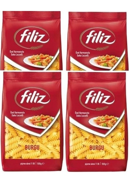 Burgu Makarna 500 gr x 4