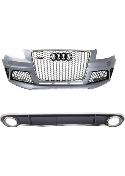 Audi a4 rs4 body kit tampon ve panjur seti 2008 / 2011