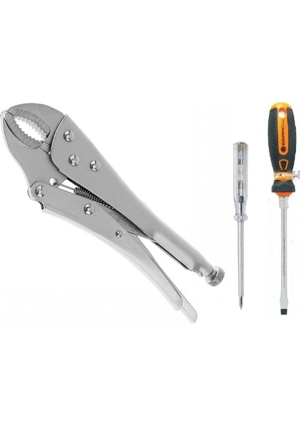 Pense Üniversal Ayarlı Pense 250 mm Somafix Panzar Duz Tornavida K,kalemi