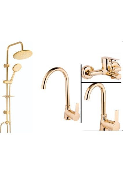 Detroıt Gold Duş ve Batarya Seti