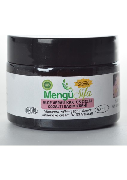 Şifa Aloe Veralı - Kaktüs Çiçeği Gözaltı Bakım Kremi 50 ml