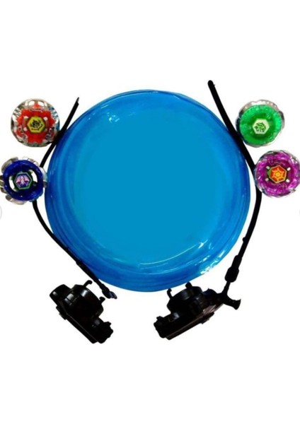 Beyblade Metal Fushion Tornado Clash 5d Arenalı 4'lü  Oyuncak Seti