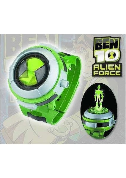 Oyuncak Saat BEN10 Saat Figürlü Uzay Sesli Işıklı Ben Ten Benzer Ürün Yeşil Figür fiyatları