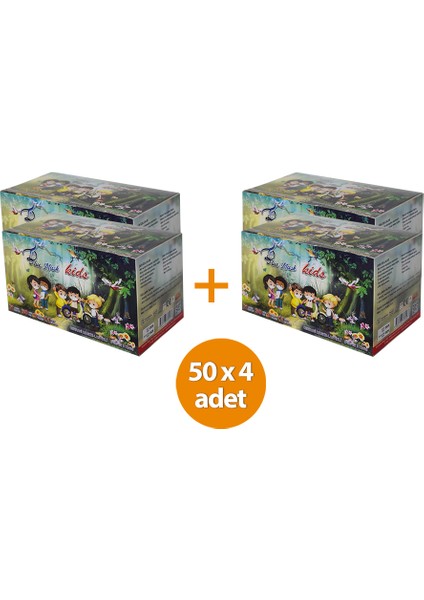 4 Kutu Desenli Eğlence Cerrahi Maske Meltblown Filtreli 200 Adet