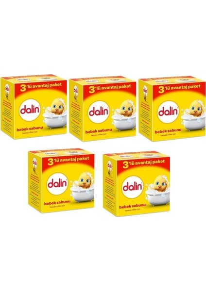 Bebek Sabunu Hassas Ciltler Için 15'li Avantaj Paket