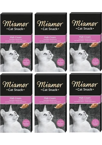 Cream Malt Maya Kedi Ödülü 6 x 15 gr 6 Lı  Paket