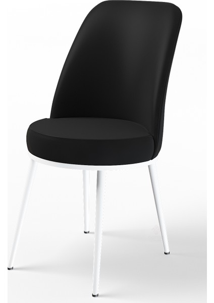Concept Dexa Serisi Metal Ayaklı 1.sınıf Sandalye / 6 Adet Sandalye/ Beyaz Ayaklı