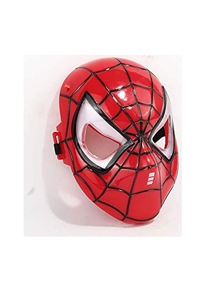Kırmızı Renk LED Işklı Spiderman Örümcek Adam Maskesi