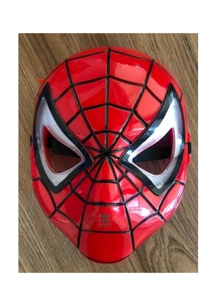 Kırmızı Renk LED Işklı Spiderman Örümcek Adam Maskesi