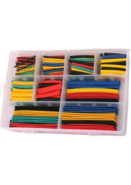 Makaron Seti 328 Adet Kutulu Daralan Isı Polyolefin Boyutlu Set