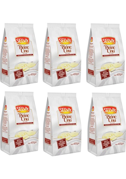 Pirinç Unu 400 gr 6 'lü