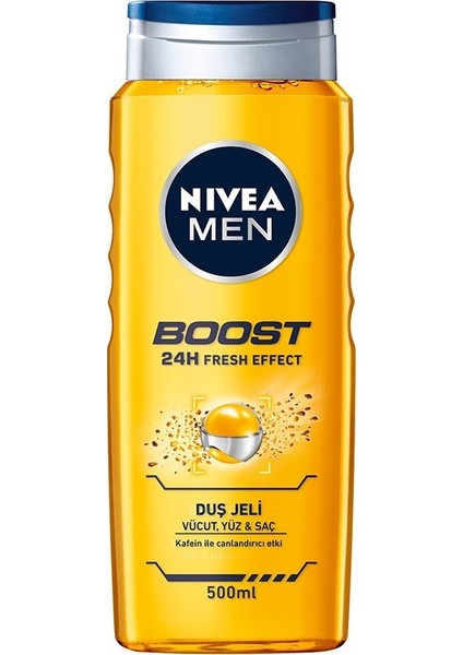 NIVEA MEN Boost Duş Jeli 500 ml