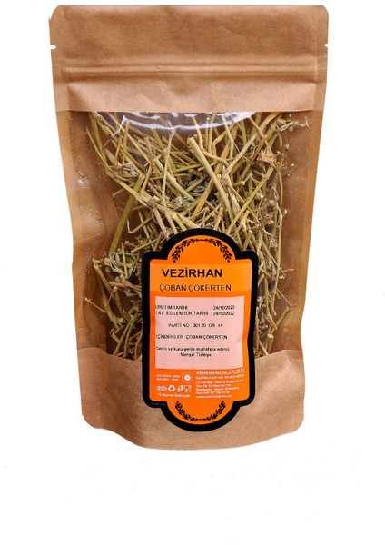 Organik Çoban Çökerten Bitkisi 20 Gr.