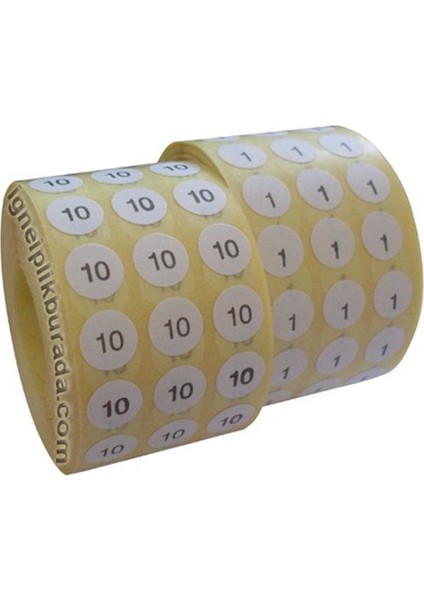 Numaralı Etiket 29 No