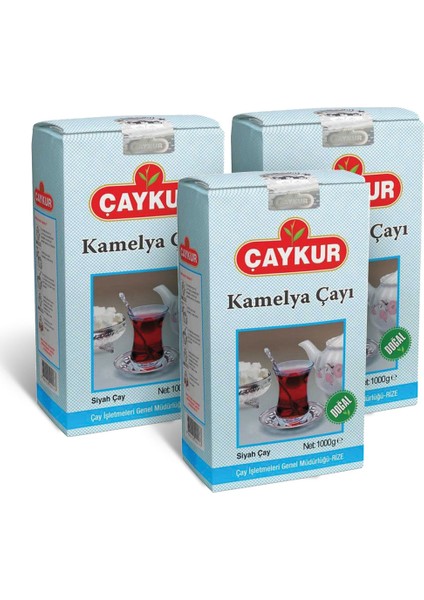 Kamelya 3 kg Dökme Siyah Çay - Türkiye'nin Yüksek Kaliteli Çayı