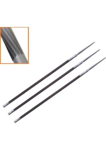 Motorlu Testere Eğe 3/16 3/25 Ayak Için 3 Lü Set