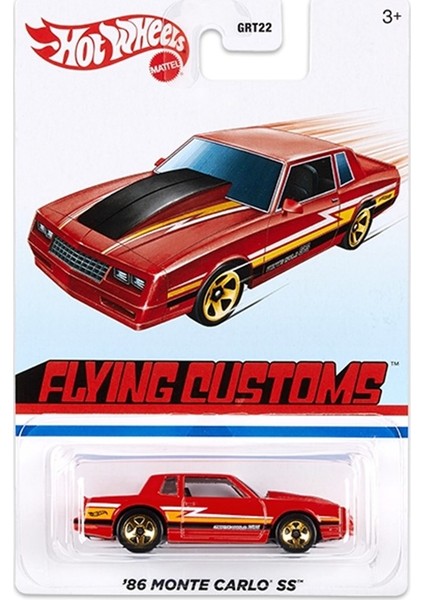 Hot Wheels Hot Wheels Temalı Retro Arabalar GRT22 GRT29 '86 Monte Carlo Ss