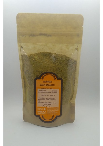 Balık Baharatı 200 gr