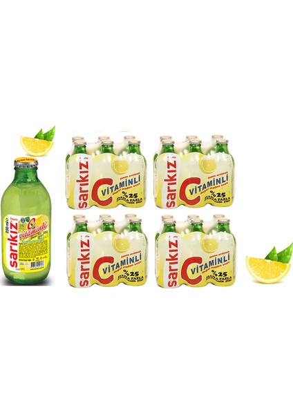 C vitaminli Limonlu Soda 250 ml x 24'lü