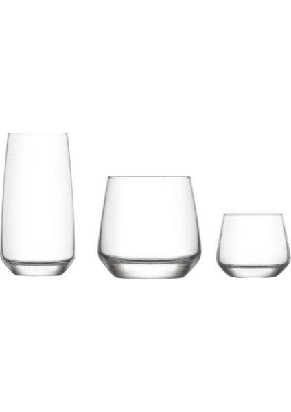 Lal 18 Prç. Su Takımı Seti- Su Meşrubat Bardağı Takımı