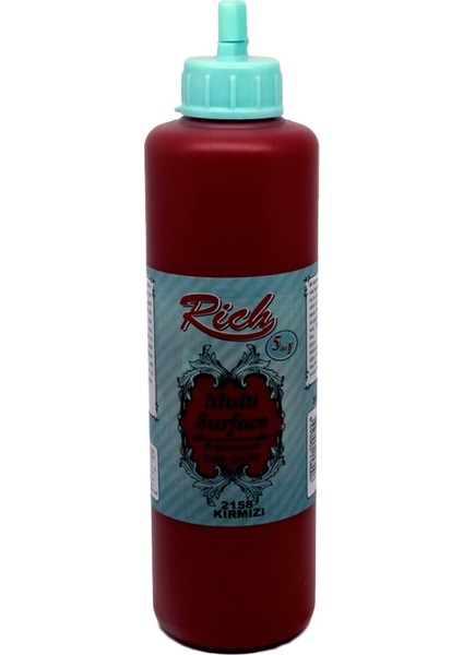 Multi Surface Akrilik Boya 500 cc Kırmızı
