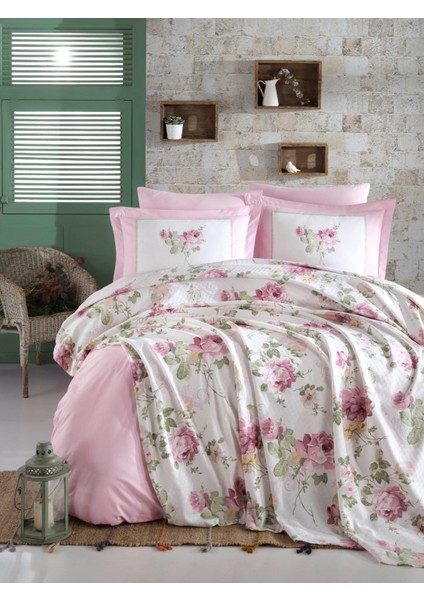 Jardin Çift Kişilik Oda Kokulu Pike Takımı - Lila