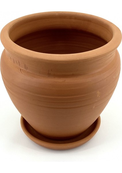 Naturel Toprak Saksı 13X12-Topan