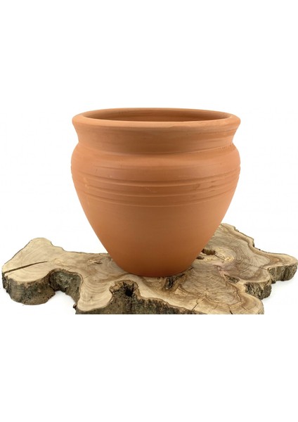 Naturel Toprak Saksı 13X12-Topan