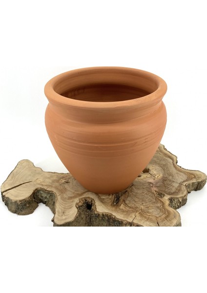 Naturel Toprak Saksı 13X12-Topan