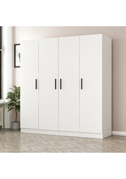 Kale 4 Kapaklı Zincir Dolap - Gardrop - Beyaz fiyatları