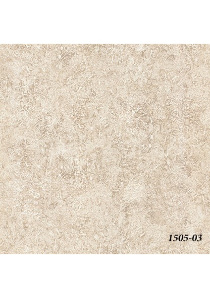 Decowall Orlando Krem Rengi Kendinden Kabartmalı Duvar Kağıdı 1505-03