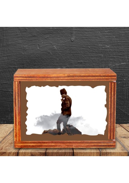 Mustafa Kemal Atatürk Kocatepe De Tasarımlı Ahşap Doğal Kutulu Kupa 2 fiyatları