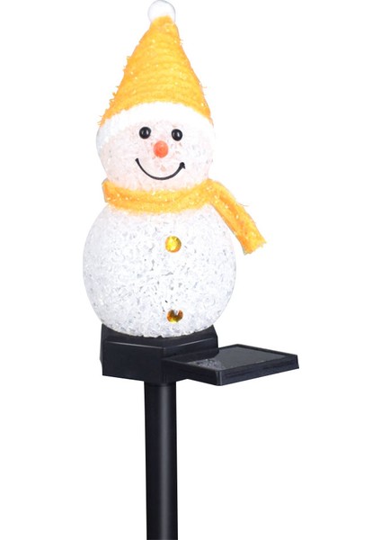 Güneş Noel Kardan Adam Zemin Takılı Lamba Açık Bahçe Sarı (Yurt Dışından)