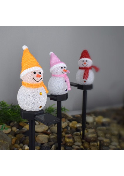 Güneş Noel Kardan Adam Zemin Takılı Lamba Açık Bahçe Sarı (Yurt Dışından) modelleri