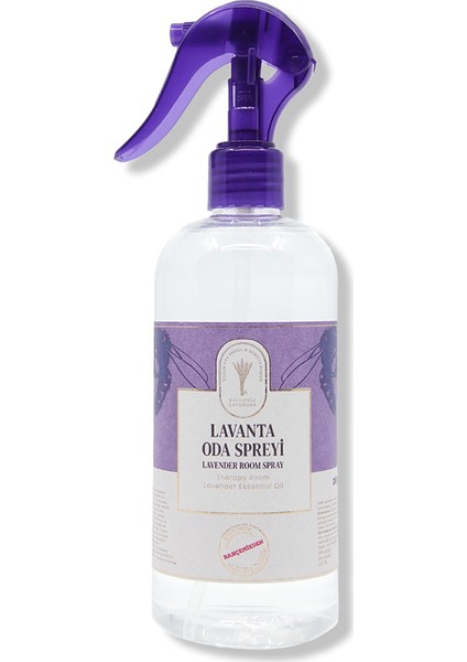 Gallipoli Lavender Lavanta Yağlı Oda Spreyi 400 ml Lavanta Oda Kokusu Kalıcı Oda Sprey