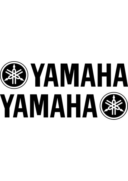 2'li Yamaha Sticker Araç Sticker