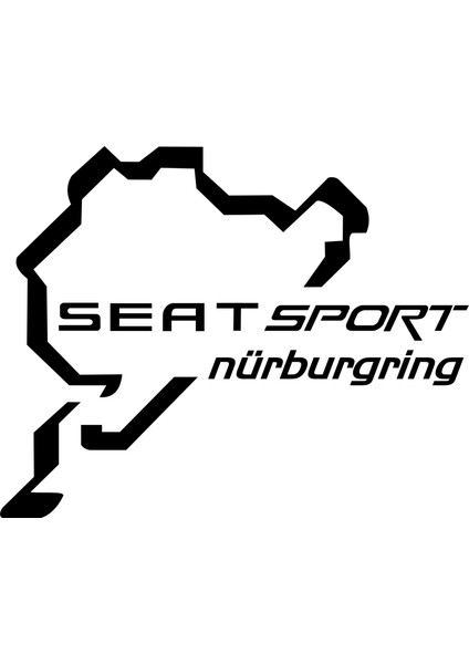 Seat Sport Nürburgring Oto Sticker Araba Sticker