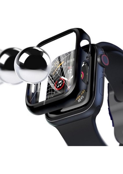 Apple Watch Uyumlu Series 4/5 44mm 360 Derece Full Koruma Siyah fiyatları