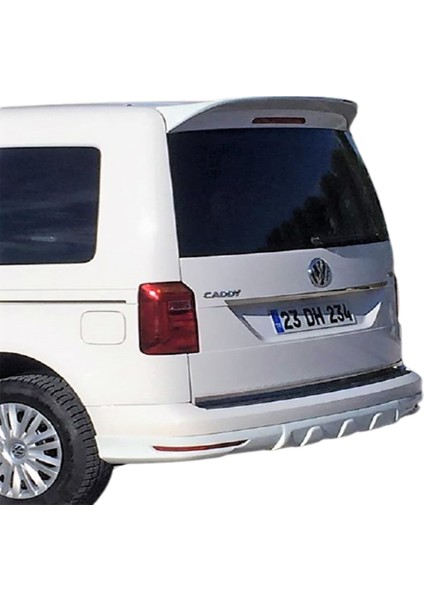Volkswagen Caddy 2015-2020 Modellere Uyumlu Spoyler Parlak Beyaz Boyalı Spoiler Fiber Glass fırsatları
