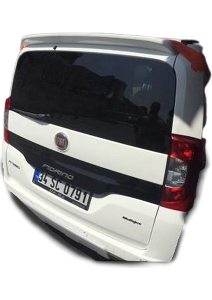 Fiat Fiorino 2009-2019 Modellere Uyumlu Spoyler Parlak Beyaz Boyalı Spoiler Fiber Glass fırsatları