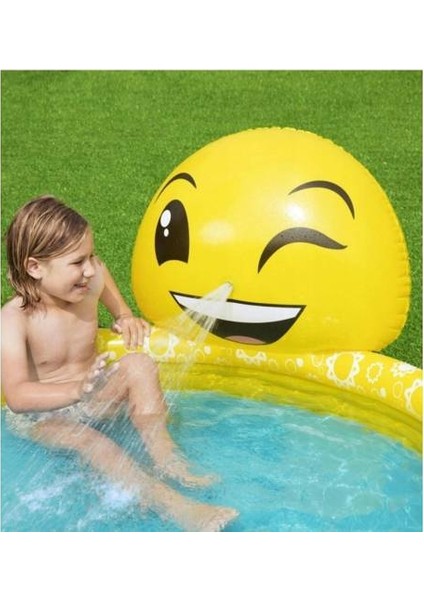 BESTWAY,53081, Emojı Temalı, Burnundan Su Püstürken Şişme Havuz (62008 Pompalı) modelleri