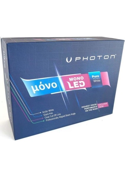 Mono H4 LED Xenon 8000 Lümen