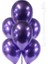 Mor Metalik Balon 20 Adet 1
