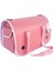 Kedi Köpek Omuz Askılı Taşıma Çantası Pembe 51X22X27 cm 2