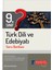 9. Sınıf Türk Dili ve Edebiyatı Defteri Pandül Yayınları 1